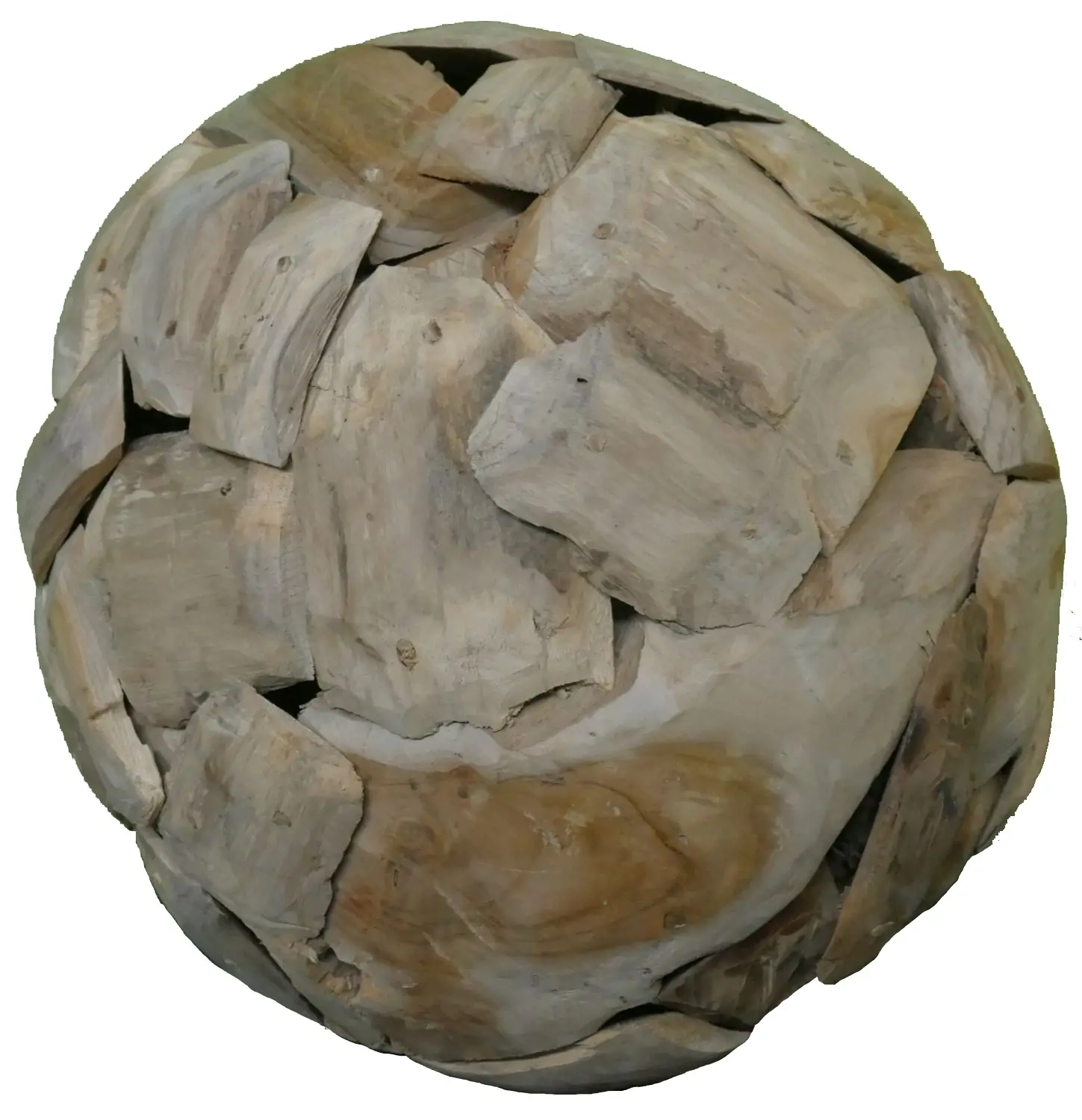 Artikelbild 1 des Artikels “Teakkugel, Durchmesser ca. 40 cm. Hergestellt aus Teakwurzel (Plantage) “